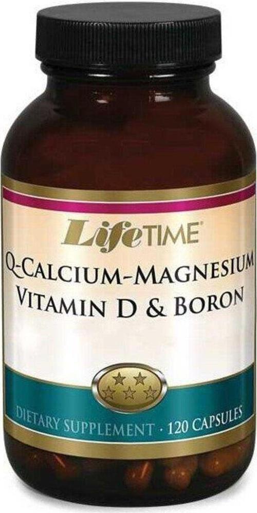 Lifetime Life Time Q-Calcium Magnesium Vitamin D Boron 120 Kapsül