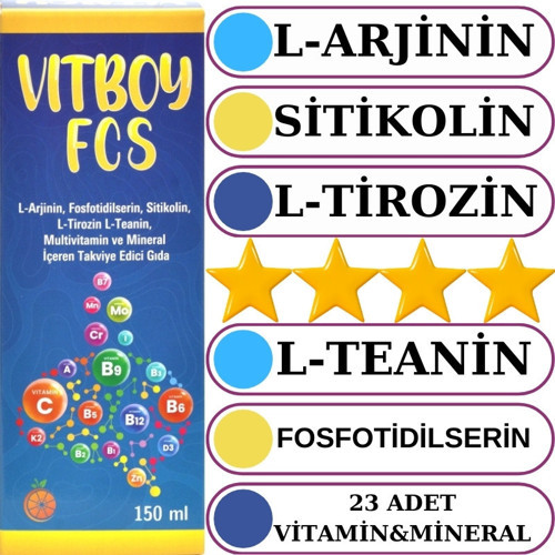 Fcs Multivitamin Ve Mineral Içeren Takviye Edici Gıda 150 Ml Şurup