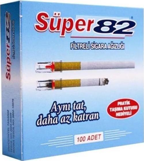 Süper 82 Filtreli Sigara Ağızlığı 100 Adet