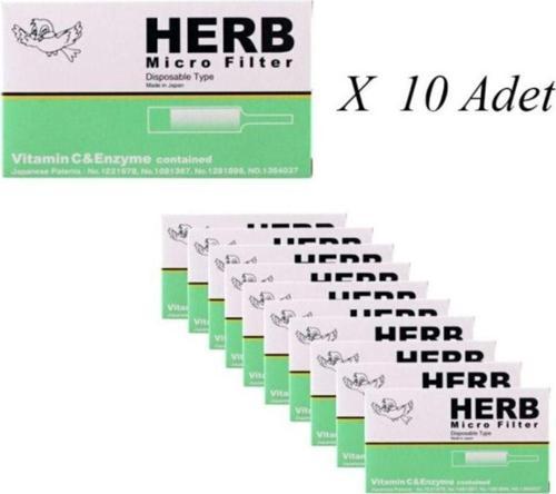 Herb Micro Filter Kullanat Sigara Ağızlığı 10Lu Paket