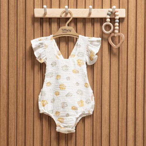 Müslin Sea Shell Theme Fırfırlı Body 62028