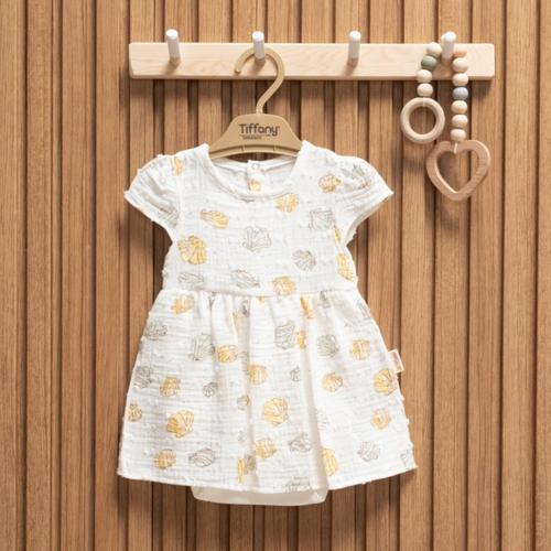Müslin Sea Shell Theme Body Elbise 62087