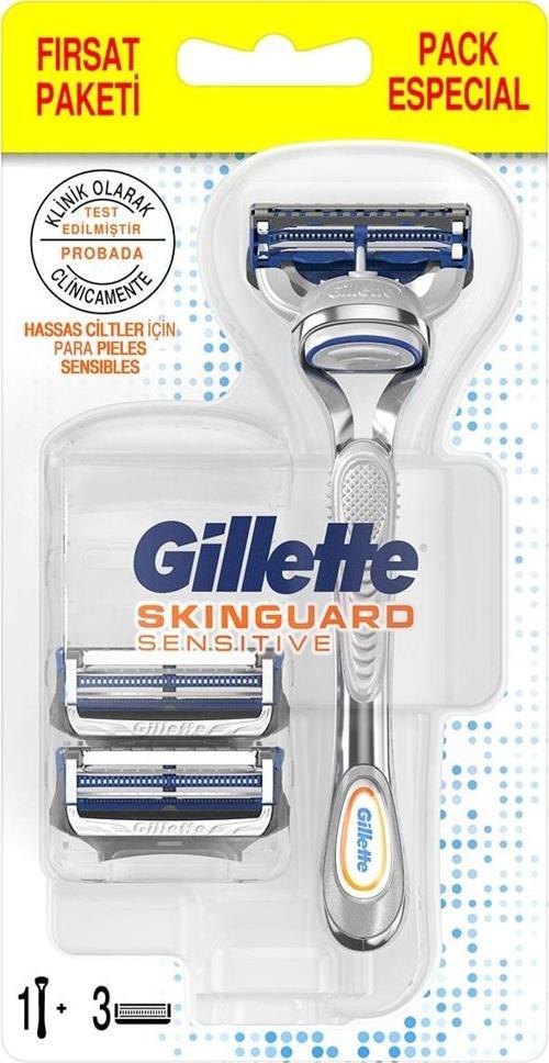 Skinguard Tıraş Makinesi + 3'lü Yedek Tıraş Bıçağı