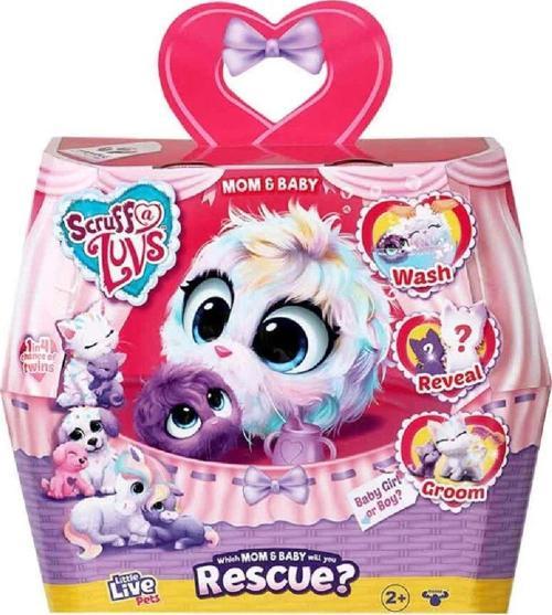 Scruff A Luvs Peluş Anne ve Yavrusu Sürpriz Kutu