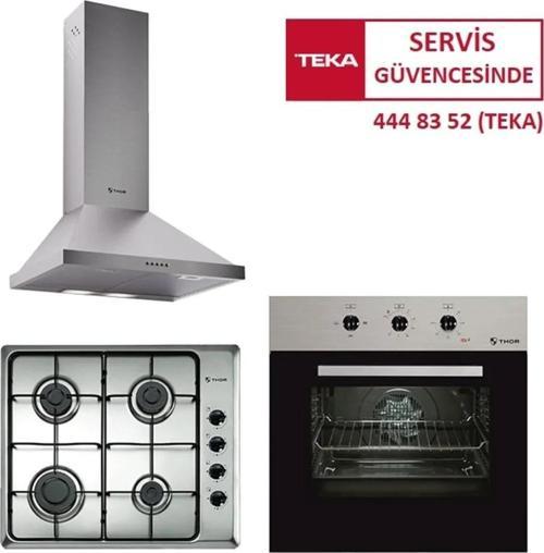 London Teka Ankastre Set (TO 663 SS-SSE 64600 KBC IX-ACW 63020 KOS IX)