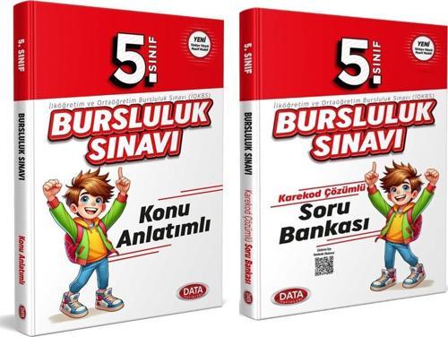 Data Yayınları 2025 5.Sınıf Bursluluk Konu ve Soru Seti 2 Kitap