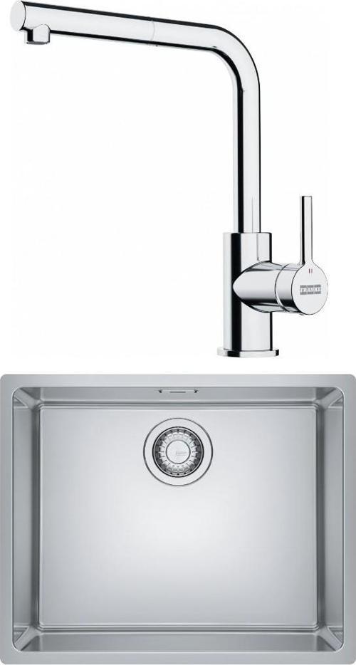 Maris Mrx 110-50 Eviye, Lina Spiralli Inox Armatür Seti