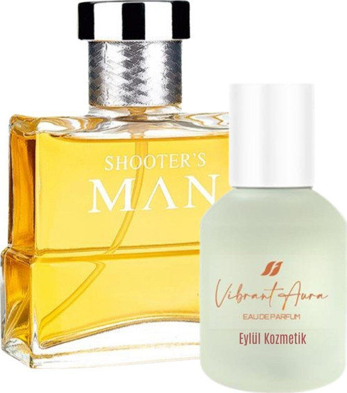 Shooter's Man Erkek Parfüm 100 Ml & Vibrant Aura Kadın Parfümü Edp 50 ml
