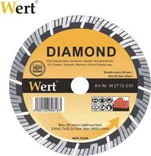 2713-115 Süper Turbo Elmas Testere (115 mm)