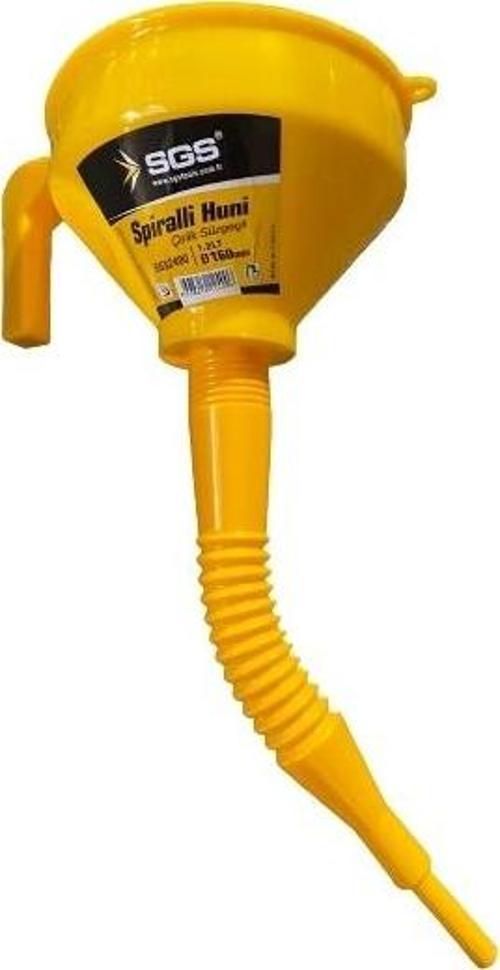 2400 Spiralli Çelik Süzgeçli Huni 1.2 Lt