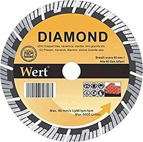 W 2713/125 Süper Turbo Elmas Tesetere, Turuncu/Gri, 125 mm