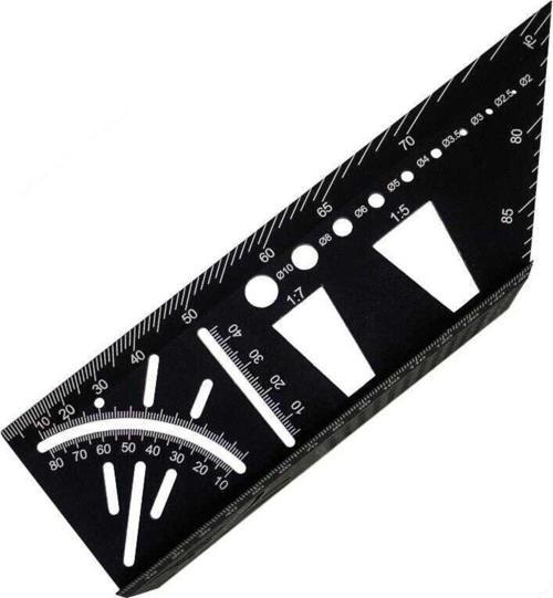 25901 Alüminyum Kırlangıç Geçme Işaretleme Gönyesi 215 mm