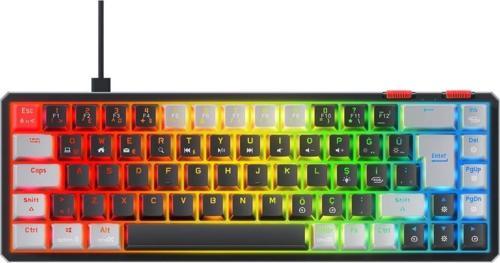 YORU MINI RGB Mekanik Gaming Oyuncu Klavyesi Red Switch Q Tr