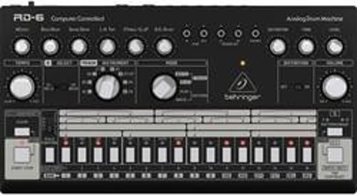 RD-6-BK 64 Adımlı Sıralayıcılı Analog Davul Makinesi (Siyah)