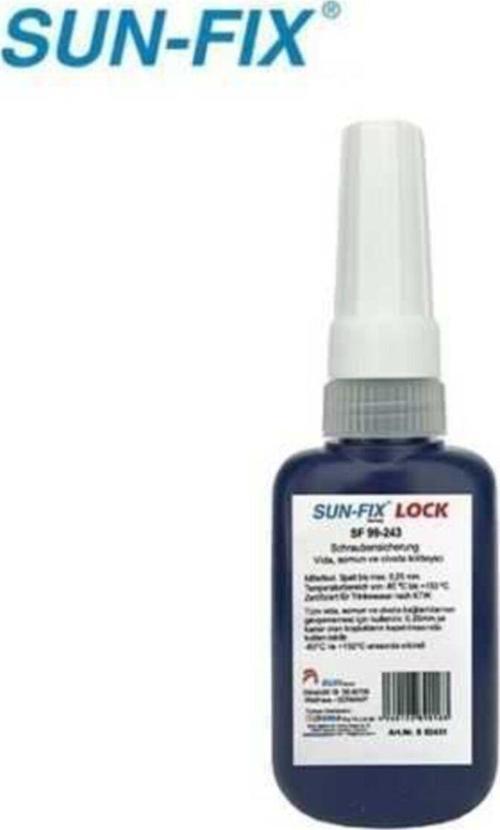 Sun-Fıx Cıvata Sabitleyici. 10Ml (Lock Sf 99-243)