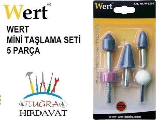 6205 Metal Cam Plastik Taşlama Seti 5 Parça Hobi Gravür