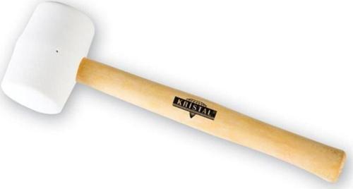 Ahşap Saplı Beyaz 750 Gr Kauçuk Tokmak