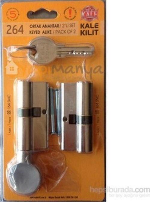 264Snc+Smc Ortak Anahtar 2 Li Silindir Kapı Kilit Göbeği 264Smc