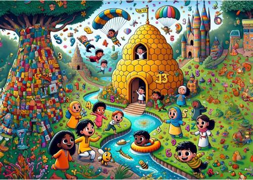 35317 SAYILAR ÜLKESİ 50 PARÇA PUZZLE