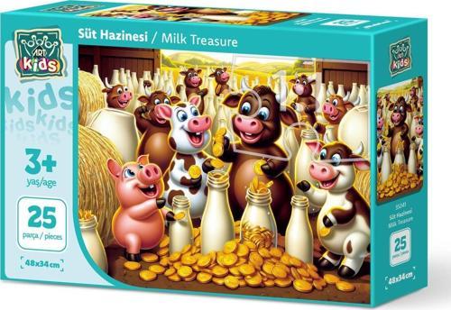 Art Çocuk Süt Hazinesi 25 Parça Puzzle