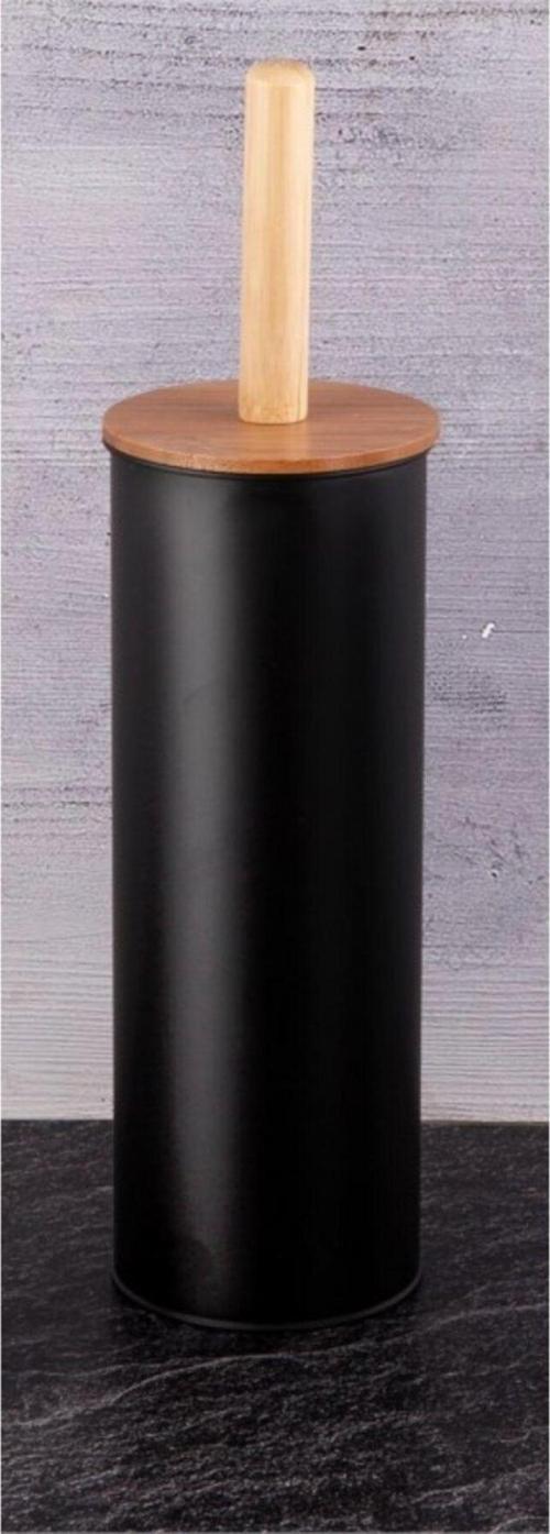 Bambu Saplı Tuvalet Fırçası Siyah