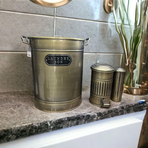 Luckyhomes Lucky Homes Gold Bath Set / Banyo Tk