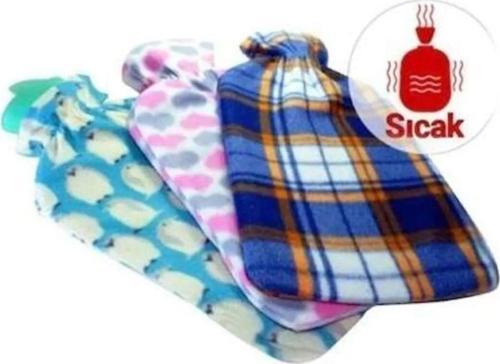 Termofor Polar Kılıflı Sıcak Su Torbası 2 Litre Büyot