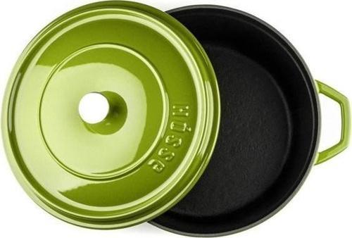 24 cm Döküm Derin Tencere Yeşil HS Y DT 24