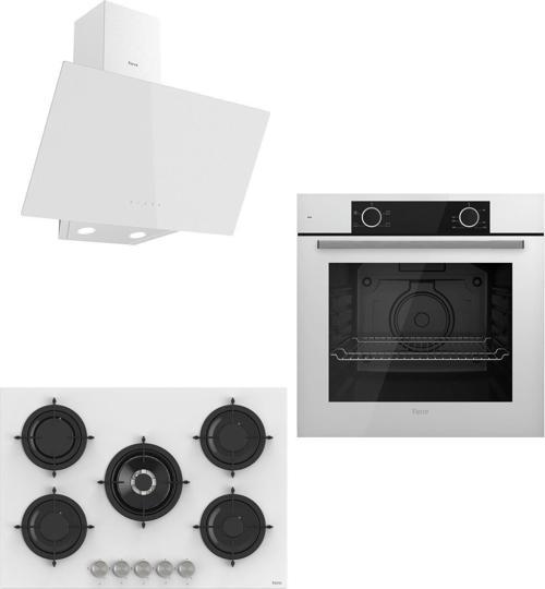 Pure Rs Serisi Inizio Beyaz Ankastre Set ( D078 - Rs036 - Xe61cb )