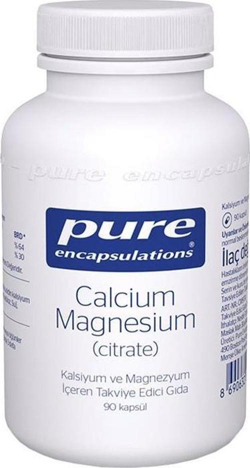 Calcium Magnesium (Citrate) 90 Kapsül