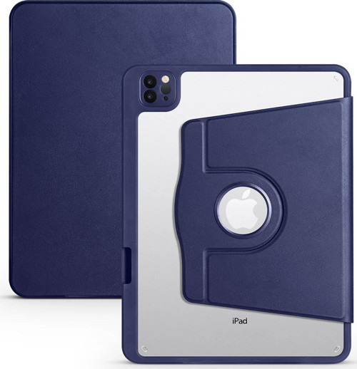 Apple İpad Air 11 2024 Kılıf Zore Termik Kalem Bölmeli Dönebilen Standlı Kılıf
