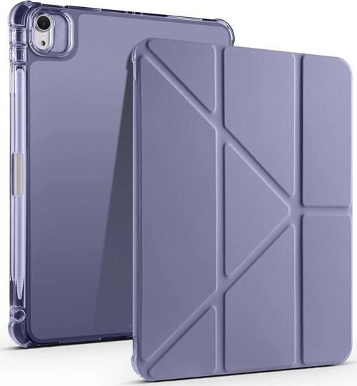 Apple iPad Air 11 2024 Kılıf Zore Tri Folding Kalem Bölmeli Standlı Kılıf