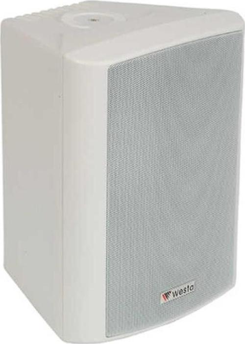 WS-5TW 5.5" 13cm 16 Ohm 125 Watt Trafolu Kabin Duvar Tipi Hoparlör Sağ Sol Takımı Beyaz