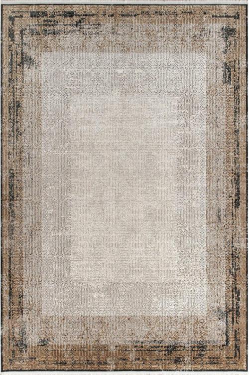 Bearny TD04A Gold Krem Viskon Akrilik Yumuşak Dokulu Modern Halı
