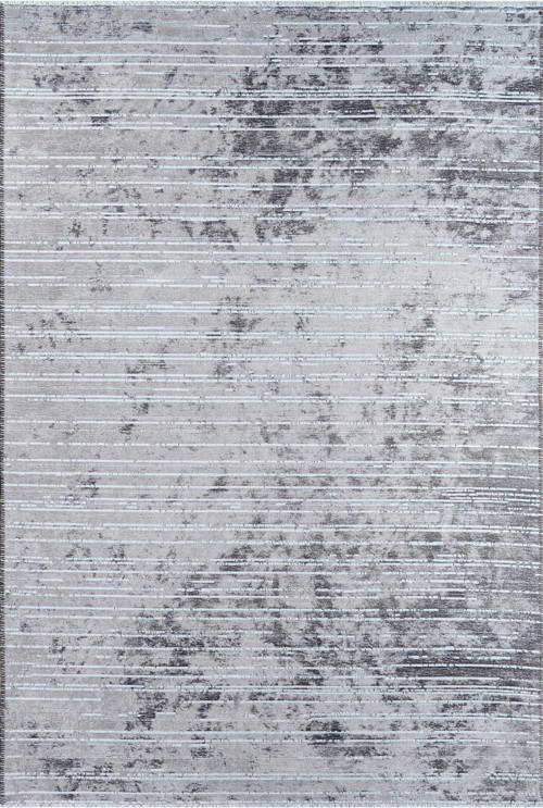 Azur UZ03B Gri Pamuk Akrilik Yumuşak Dokulu Modern Kilim Halı