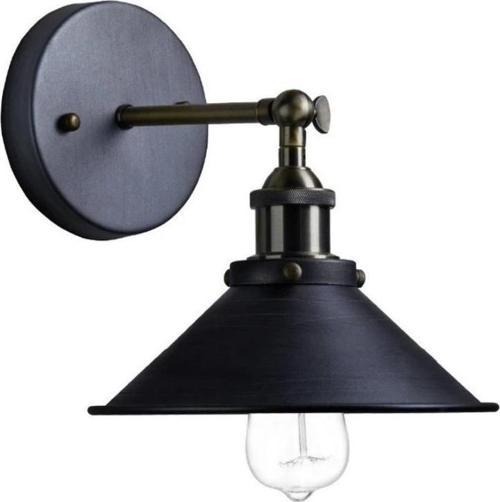 Retro Metal  Dekoratif Mafsallı Akrobatik Siyah Duvar Aplik