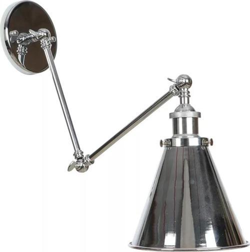 Retro Metal Dekoratif Krom Akrobatik Mafsallı Rustik Duvar Aplik