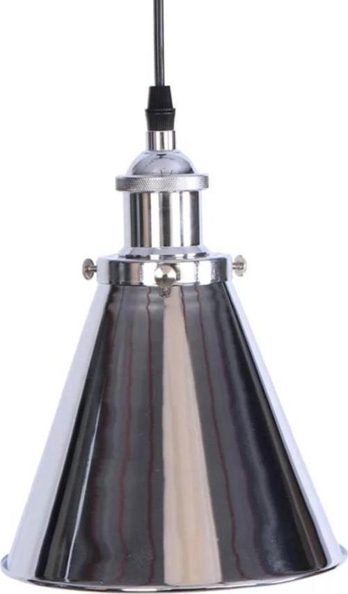 Retro Prizma Krom Kaplama Dekoratif Tekli Sarkıt Avize