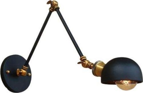 Retro Metal Dekoratif Rustik Akrobatik Siyah Duvar Aplik