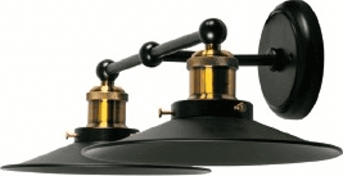 Retro 2 Li Mafsallı Dekoratif Rustif Duvar Aplik