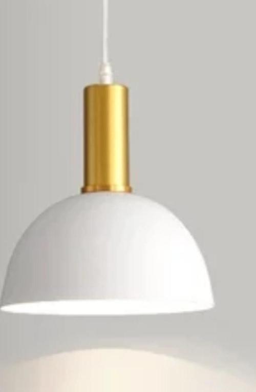 Rys Retro Metal Beyaz Dekoratif Rustik Kafe Mutfak Sarkıt Avize çap 30 cm