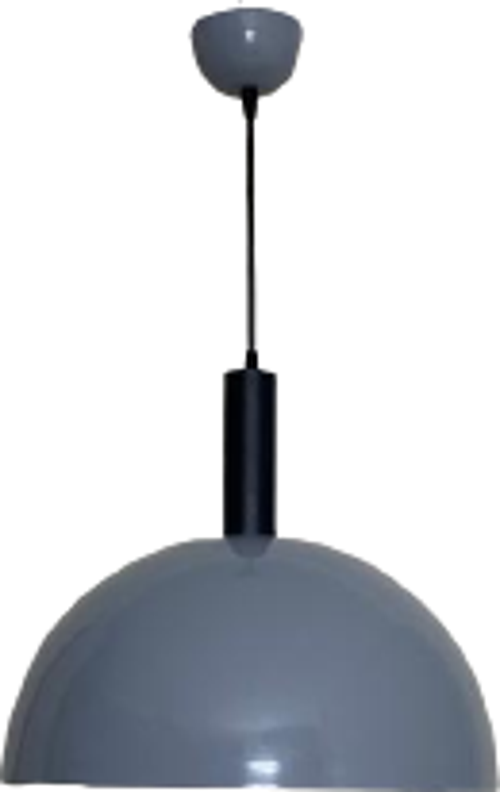 Retro Gri Metal Dekoratif Tekli Kafe Mutfak Aydınlatma Avize Çap:30 cm