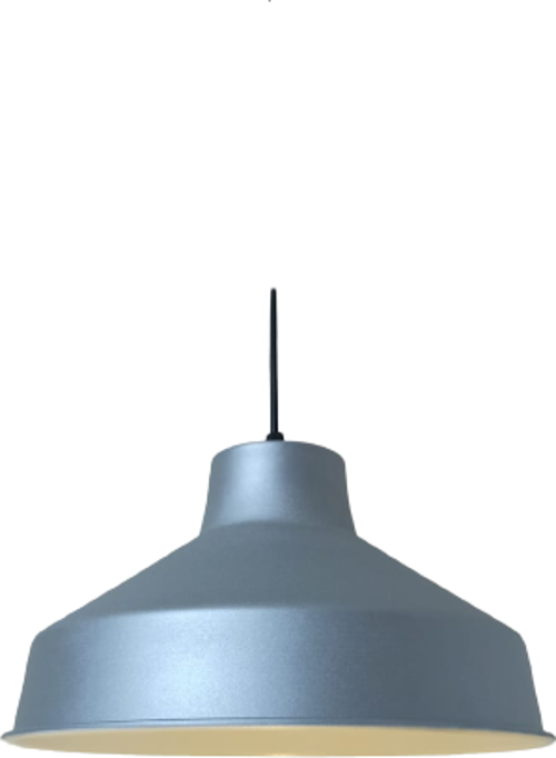 Rys Retro Metal Dekoratif Rustik Kafe Mutfak Aydınlatma Gri Tekli Sarkıt Avize Çap:30 Cm