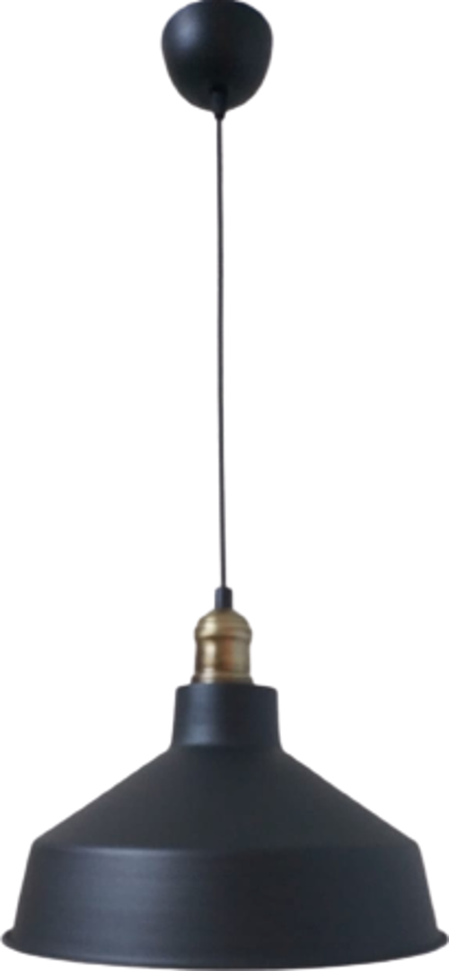 Rys Retro Metal Siyah Dekoratif Eskitme Duylu Kafe Siyah İçi Siyah Mutfak Avize Çap:30 cm
