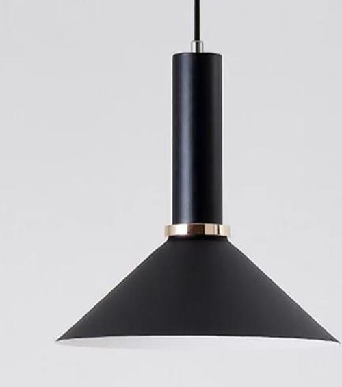 Rys Retro Metal Siyah Dekoratif Rustik Kafe Mutfak Sarkıt Avize çap 30 cm