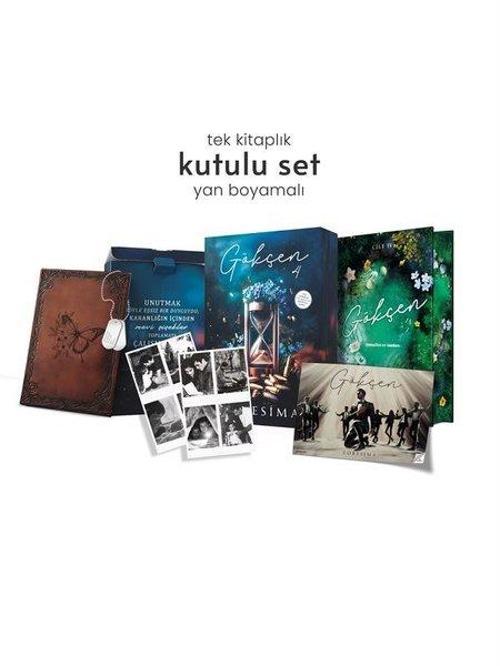Gökçen 4 - Tek Kitaplık Yan Boyamalı Hediyeli Kutulu Set