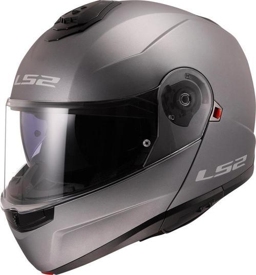 Strobe 2 Çene Açılır Kask Mat Tıtanıum