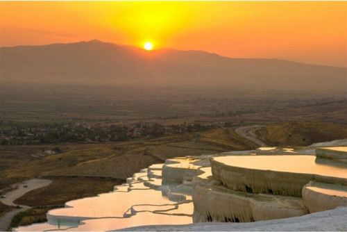 Pamukkale Travertenleri Kanvas Tablo