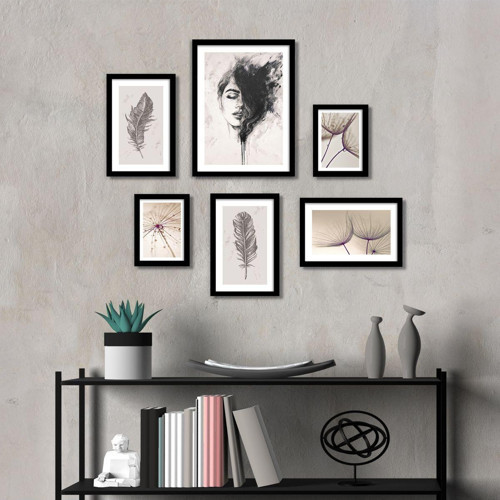 Tablolife Grey Çerçeveli Poster Seti