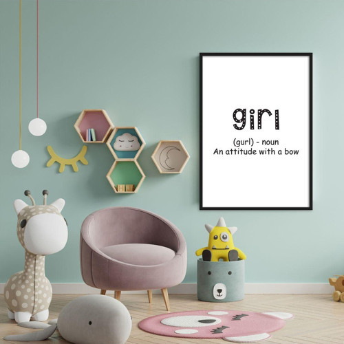 Tablolife Girl Çerçeveli Poster
